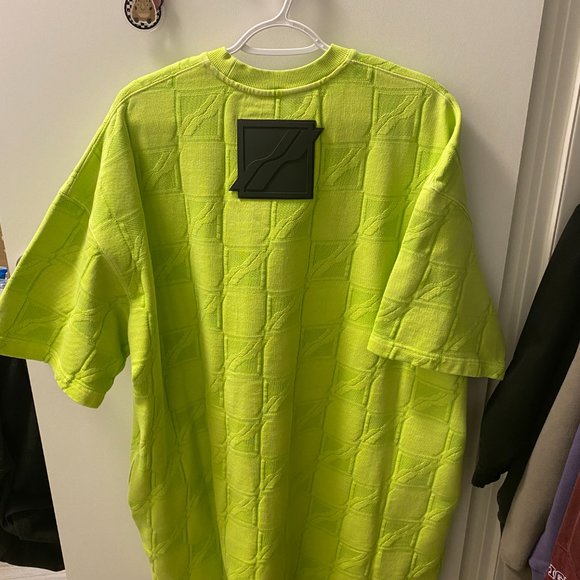 >>> We11done/welldone Green Oversized Zurry T-Shirt - Picture 2 of 4